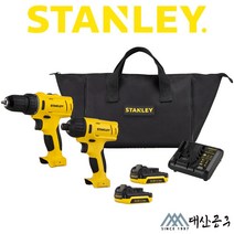 스탠리 충전콤보세트 SCDI12S2 전동 드릴 임팩 (SCD12S2K+SCI12S2K)