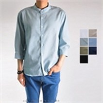 올진 ID 린넨 남성 7부셔츠