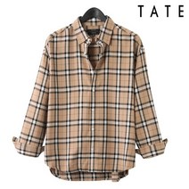테이트 남성 배색 체크 카라 셔츠 2color KAAW0MRC050