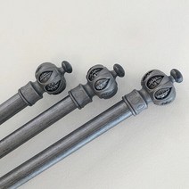엔틱 그레이 커튼봉세트 특대형 5단 110-550cm