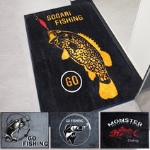 낚시매트 주문제작 로고매트 출입구 현관매트 발매트 카페트 업소용 사이즈별 맞춤제작가능 60x90cm 75x90cm 90x120cm 90x150cm 110x180cm, 110cmx180cm, 3-3