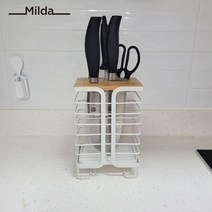 살림의발견 원목 칼꽂이 칼 집 보관 거치대, 1개