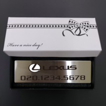 주차번호판 렉서스 LEXUS 주차알림판 전화번호판 RX