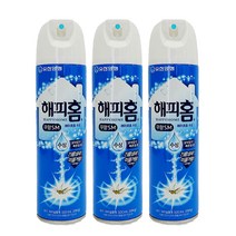 해피홈 에어로솔 수성 무향 500ml x3개 모기살충제, 에어로솔 수성 무향 500ml x3, 에어로솔 수성 무향 500ml x3