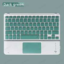 아이패드 호완 무선키보드 태블릿 용 무선 iPad iPhone 블루투스 호환 충전식 10 인치 Teclado 스마트폰 안드로이드 iOS 윈도우 Teclado 아이패드 아이폰, 01. English, 14. Touchpad Keyboard 7