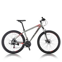 ANM 콘피안자 시마노 21단 알루미늄 MTB 자전거 CP30, 그레이, 381mm