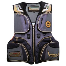 퀴마 구명조끼 3D-2WAY JW-2011GF, 그레이