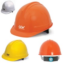 컬러색상 편한착용 투구형 자동 ABE 안전모 머리보호 작업용품, 백색