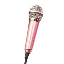 무선마이크 휴대용 3.5mm 스테레오 스튜디오 마이크 KTV 가라오케 미니 스마트 폰 노트북 PC 데스크탑 핸드 헬드 오디오, [03] Rose Gold