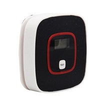 연기검지기 화재경보기 연기센서 일산화탄소중독 연기검지기 CO경고감지기스마트 CO 중독성 경고 측정기 에, 01 Black