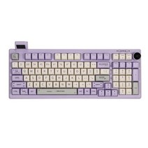 EPOMAKER RT100 95% 메카닉 키보드 블루투스 5.0/2.4G 무선/유선, Purple, Epo Shadow Black Switch