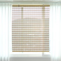 리시 롤스크린 자연산 대나무 자동문발 창문발 중 120x150
