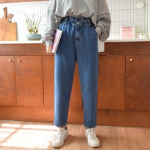 [빅사이즈 5xl] 허리밴딩청배기 배기팬츠 배기데님 dmk18