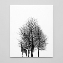 tree and giraffe/나무와 기린(캔버스).캔버스뮤지엄(무료배송), C