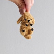(수입 양모 펠트) 양모 펠트 인형만들기 시바견 고양이 고슴도치 강아지 판다 토끼 물개 사자, 테디, 테디, 1개