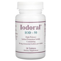 옵티목스 IODORAL IOD-50 요오드 아이오딘 50mg 30정 IODINE