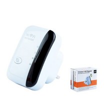 호환 자취방 와이파이 공유기 원룸 게이밍 WiFi 범위 확장기 최대 2640sq.ft 2.4G 고속 무선 리피터(통합 안테나 포함) 이더넷 포트 360° 풀 커버리지 144347, EU 플러그_상자가 있는 흰색