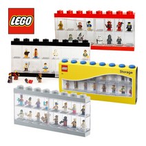 [레고] 피규어보관함-16pcs 레드 블랙 그레이 블루(택), 상품타입:레고피규어보관함16PCS-레드