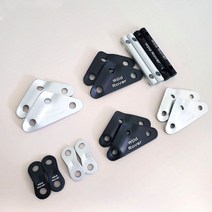 와일드로버 캠핑 타프 스토퍼 스트링 알루미늄 땅콩 삼각 막대, 막대 스토퍼 블랙