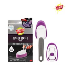 3M 스카치브라이트 핸들형 인덕션 클리너 핸들1＋리필2, 핸들형 핸들1+리필2