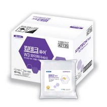 유한킴벌리 킴테크퓨어 W3(극세사 /폴리에스터)크린룸 와이퍼/청소용와이퍼, W3(42135,극세사 100매/1백), 1개
