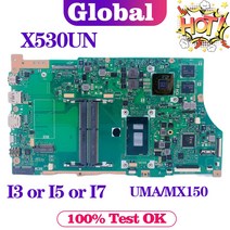 노트북 메인보드 KEFU X530UN ASUS A530U 노트북 마더 보드 I3 I5 I7 8th Gen, 03 I78th Gen UMA