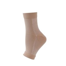 압박스타킹 종아리압박밴드 발목 및 농구 지지대 스포츠 보호 장비 나일론 소재 압축 여성 양말, 6.Skin white - L XL