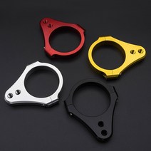3154mm 범용 스티어링 댐퍼 브래킷 포크 클램프 지원 홀더 바이크 오토바이 레이싱 거리 ATV 전기 스쿠터 킥보드, [20] Silver 54mm