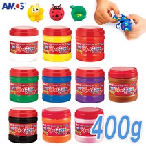 대용량 아이클레이(400g)-낱색 탱탱클레이 점토 미술 공예 만들기 요술점토 방과후수업, 분홍색