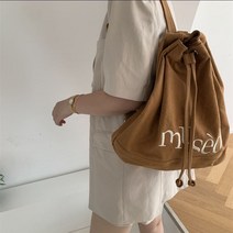일본풍 귀여운 레터링 숄더백 에코백 캐쥬얼 코디 캔버스 가방