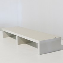 큐브프레임 ㄷ자받침 맞춤제작 다용도선반 DIY 듀얼 와이드 모니터받침대, 벤디슈그레이(두께 30mm)
