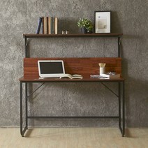 블리스데코 마리 선반형 1500 철제책상 NDD019_C, 멀바우