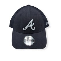 뉴에라 애틀란타 브레이브스 9Forty Trucker Navy/화이트 Logo 조절가능한 스냅백 모자