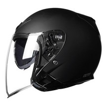 OCTO 옥토 V2 MATT BLACK 오픈페이스 헬멧 배달대행 라이더 가성비 이너바이저탑재 딜리버리 오후 4시 전 당일배송, S