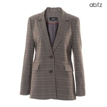 에이비플러스 ab.f.z 더블버튼 포멀 다크 체크 자켓 (AFU4GJA1A)