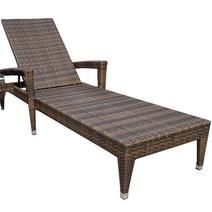 신밧드무역 비치 라탄썬베드, 믹스브라운