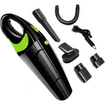 ASDFGHJK KANGYEBAIHUODIAN 6500Pa Powerful Wireless Car Vacuum Cleaner Portable Handheld 120W USB Cor, Black