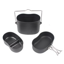 최신형 군용반합 반합 군인반합 캠핑반합 정글의법칙 야전 코펠 BY, BY 신형 군용반합 국방색, 1개