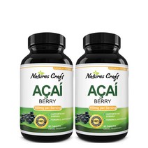 미국 Natures Craft 아사이 베리 60캡슐 x 2통 (아사이 베리 효능), 총 120캡슐