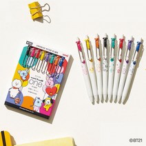 미쯔비시 유니볼 원 BT21 볼펜 0.38mm UMN-SBT-38, 코야 / 블루