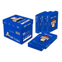 미스터카피 A4 복사용지 A4용지 75g 2500매 1박스, 단품