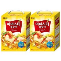 담터 복숭아홍차 160티백 (80Tx2개), 320개, 14ml