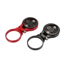 스템마운트 렉마운트 자전거라이트거치대 자전거휴대폰거치대 도로 산악 사이클링 알루미늄 초경량 스톱워치 속도계 홀더 garmin bryton, 빨간색