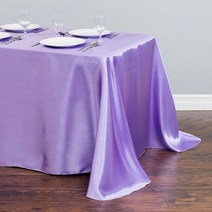 식탁보 롤 원목식탁 책상보 테이블보 책상깔개 협탁보 새틴 식탁보 모던 스타일 골드 화이트 테이블 천으로, 07 145x250CM-57x98inch, 09 light purple