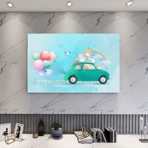 명화 티비 TV 덮개 가리개 인치 종류별 모니터 북유럽 먼지 커버 범용 예쁜19 42 55 65 70 액자 풍경 HA3, 37인치 사랑