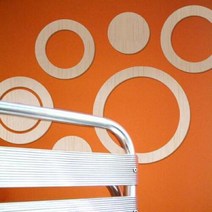 아트박스/디자인베이 [우드스티커] 우든서클 (반제품), 반제품(우드)