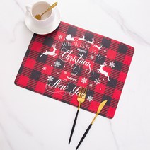 크리스마스 홈파티 테이블 매트, 해피뉴이어, 30*40