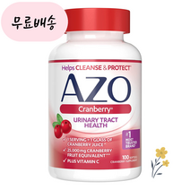 아조 크랜베리 100개입, 100정, 1개