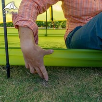 백패킹텐트 미니멀 쉘터 초경량 비박 텐트 3F UL 기어 15D 실리콘 코팅 210T 욕조 풋 프린트 야외 캠핑 그라운드 시트, [05] 15d green  210x120cm