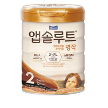 앱솔루트 프리미엄 명작 분유 2단계, 6개, 800g